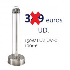Lámpara UV sin Ozono 150W 200*200*930mm