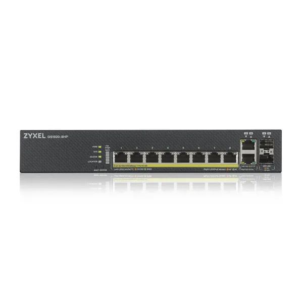 Switch Zyxel GS1920 8 puertos gestionable PoE - Imagen 2